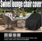 2 stuks beschermhoes voor tuinstoelen, afdekking voor tuinmeubelen, 420D Oxford, waterdicht, winddicht, uv-bescherming, voor tuinstoel, stapelstoelen