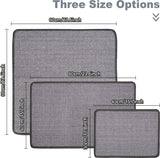 Krabmat kat, krabtapijt sisal, krabplank vloer antislip, natuurlijk sisaltapijt voor katten (40 x 60 cm, donkergrijs)