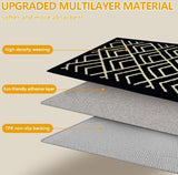 Deurmat voor buiten, tapijtvuilvangmat, deurmat voor entree, voordeur, terras, hal, tuin (3#, 80 x 120 cm)