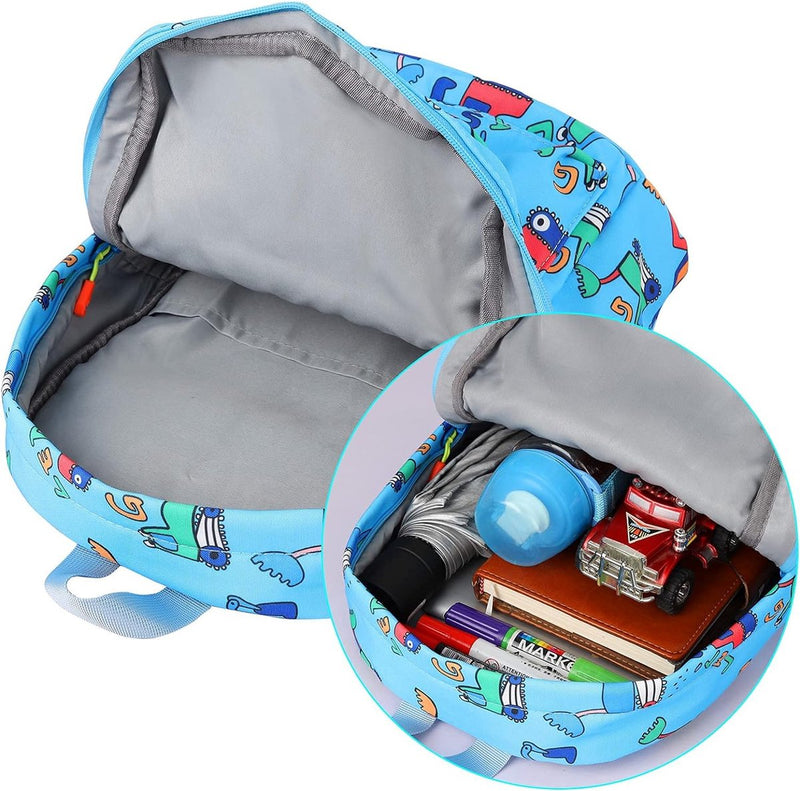 Kinderrugzak jongens peuterschool tas kleuterschoolrugzak dagrugzak cartoon munten portemonnee voor 3-5 jaar, 23 x 13 x 30 cm