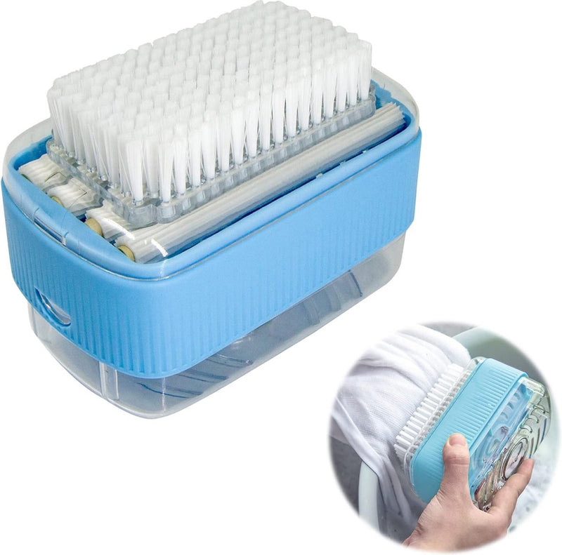 Schuimreinigingsrol, zelfledigende zeepdispenser, zeephouder, creatief, multifunctioneel, met rol en borstel, zeepschuim, zeepbellenstarter, waterdichte zeepdispenser