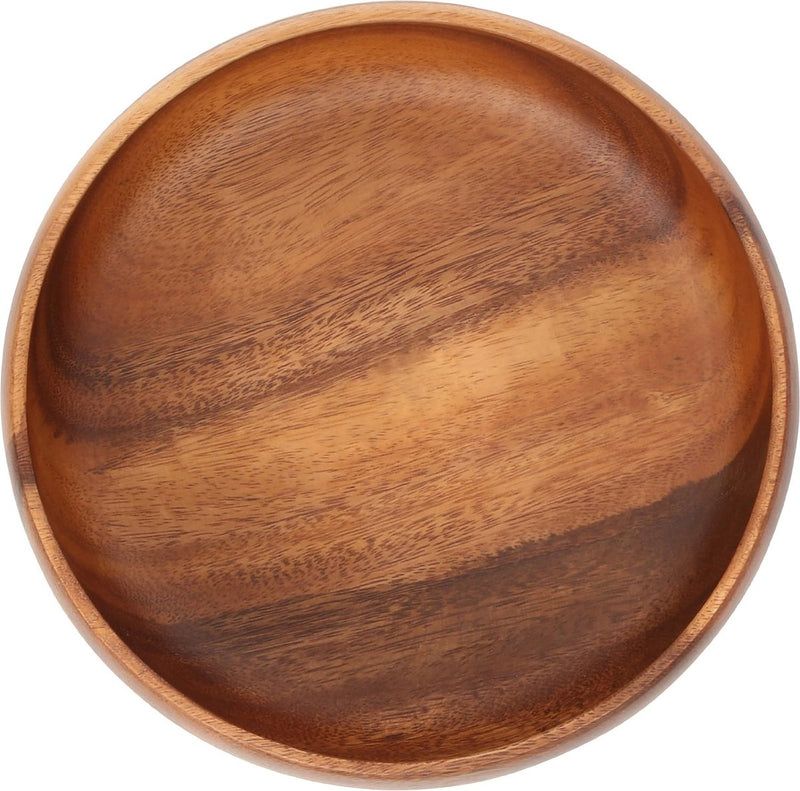 Huishoudelijke artikelen Acaciahout Grote ronde slakom