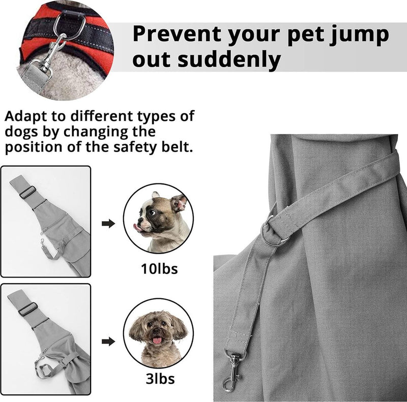 Hondendraagtas voor huisdieren, verstelbare schoudertas, transporttas voor huisdieren, ademende transporttas voor katten en honden, geschikt voor wandelen en buitenactiviteiten en excursies