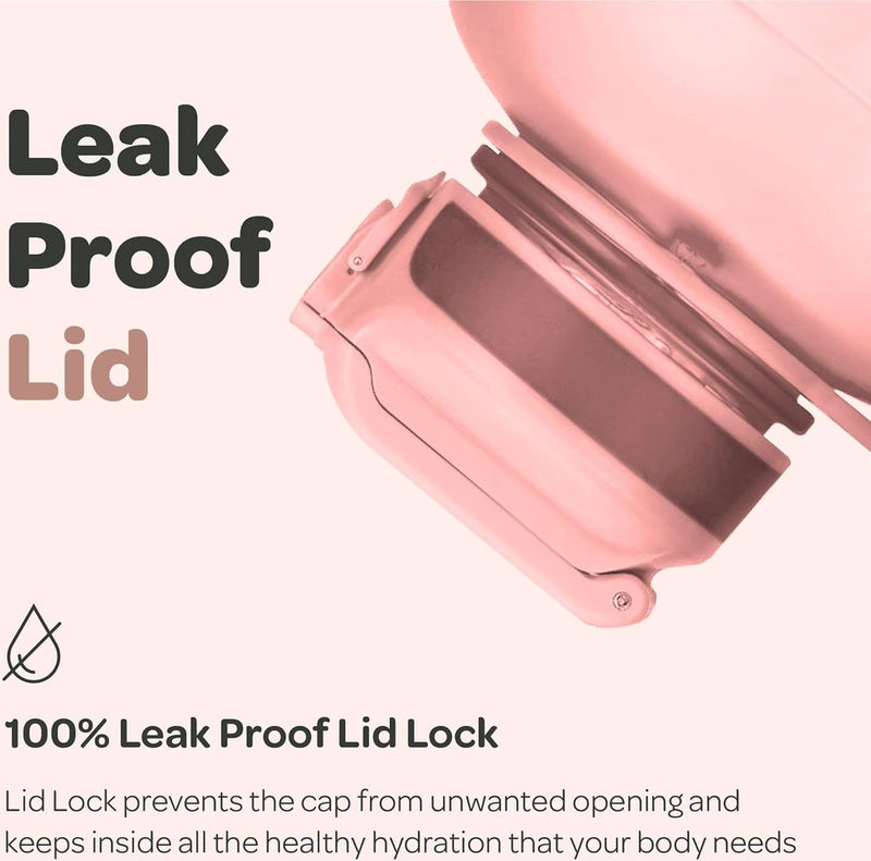 Waterfles met hoes met zakken - 2,3 L waterfles met rietje en handvat - BPA-vrije waterfles met tijdmarkering - Fles lekvrij - Sport- en buitenwaterfles