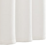 Vitrage Semi-transparant Bistrogordijn Keuken Gordijnen Privacy Raamgordijn Uni Kort Gordijn Glasgordijnen Raamgordijn voor Woonkamer Landhuis Set van 2 70B x 90 H (cm) Wit