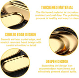 3 stuks roestvrijstalen decoratieve dienbladen, ovale gouden opbergbakjes, metaal, serveerborden, decoratieve borden, gouden ovale dessertkommen, ovaal, cosmetica-dienbladen voor thee, cake,
