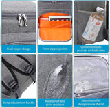 Koelrugzak, thermische rugzak, 23 liter, picknickrugzak, koeltas, groot, geïsoleerd, perfect voor picknicks, stranduitstapjes, wandelen, werk en familie-uitstapjes