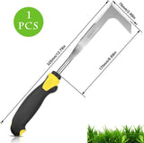 Voegenkrabber onkruidmes voegenreiniger onkruidschraper dubbelzijdig scherp roestvrij stalen mes voor het verwijderen van onkruid en mos