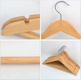 Houten kleerhangers - 36 stuks