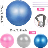 Gymnastiekbal, kleine pilatesbal, oefening barre bal voor yoga, stabiliteit, training, gym, anti-burst en slipbestendige ballen