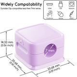 Kabelhouder, kabelclips, kabelbeheer, 6-pack magnetische bureaukabelorganizer, sterk zelfklevende draadopladerhouder voor nachtkastje, keukenapparatuur