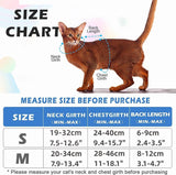 Supet Kattentuig en Lijn Set Escape Safe Kittentuigje Verstelbare Kattenvest Harnas met Reflecterende Strips Universele Kattenlijn en Harnas voor Katten Puppy's