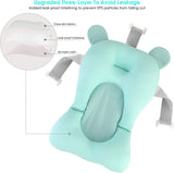 Badzitje Pad Babybadkussen Pad Badzitje Ondersteuning Net Drijvend Antislip Babybadkussen & Ligstoel Badbed voor 0-12 maanden