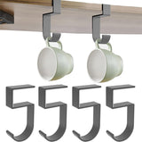 Set van 4 tashouders voor tafel, handtashouder, tafel, antislip tashaak, houder handtassen, tassenhouder, tafelhandtashouder haak voor handtas, sieraden, kettingen