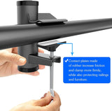 Parapluhouder balkonreling, parasolhouder balkonreling, parasolhouder balkon Kan worden gemonteerd op balkons, stoelen, stands, balustrades (zwart)