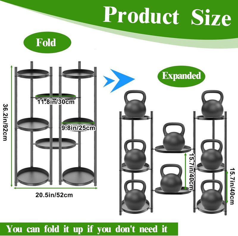 Plantenstandaard Metalen bloemenstandaard Plantenplank Bloemenplank Binnen Buiten Bloementrappen Binnenplantenstandaard Plank voor tuin Balkon Woonkamer (8 lagen)