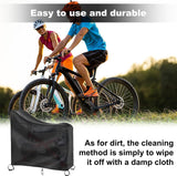 Fietshoes: fietshoes waterdichte bescherming tegen regen, fiets regenhoes gemaakt van 210D Oxford-stof materiaal, zon en stof, fietsbeschermhoes voor training of spinning-fietsen