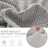 Zitbank, kussenhoes, stretch bankhoes, universele elastische bankzithoes, antislip bankhoes beschermhoes voor bankkussen L-vormige chaise lounge meubelbescherming