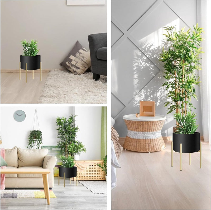 Gouden bloempotstandaard, metalen bloempotstandaard, verstelbaar voor binnen en buiten, verstelbare breedte 17 cm tot 30 cm, plantenpotdecoratie, bloemenhouder bloemenstandaard