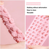 7 stuks siliconen chocoladevormen met 3 stuks pipetten, snoep, siliconen vormen, gummibeertjes, vorm, siliconen, chocoladevorm, ijsblokjesvormen voor doe-het-zelf chocolade, snoep