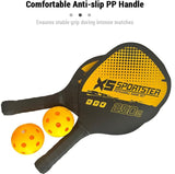 Pickleball paddle-racket, 4 pickleball-ballen met 2 paddles, pickleball-paddleset voor binnen en buiten