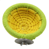 Vogelnest katoenen touw schattige papegaaien nest broednest - kooien broednesten vogels papegaaienspeelgoed handgeweven valkparkieten accessoires kanaries nest voor parkieten, valkparkieten enz