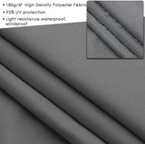 Awning Water-Repellent Rectangular 2.5 x 3 m, Sun Protection Impregnated PES Polyester with UV Protection for Patio, Balcony and Garden, Anthracite