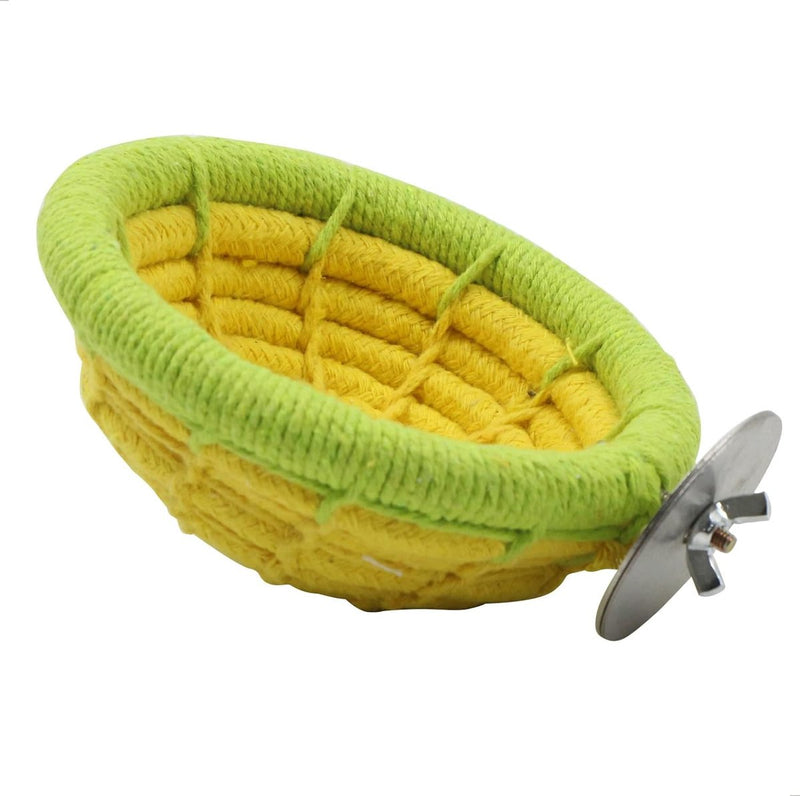 Vogelnest katoenen touw schattige papegaaien nest broednest - kooien broednesten vogels papegaaienspeelgoed handgeweven valkparkieten accessoires kanaries nest voor parkieten, valkparkieten enz