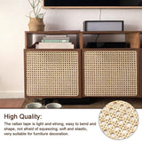 1 rol cane geweven rotan, 55 cm x 1 m, natuurlijke rotan weefselrol voor caning-projecten, mesh, rotan weefsel voor meubels, stoelen en kasten