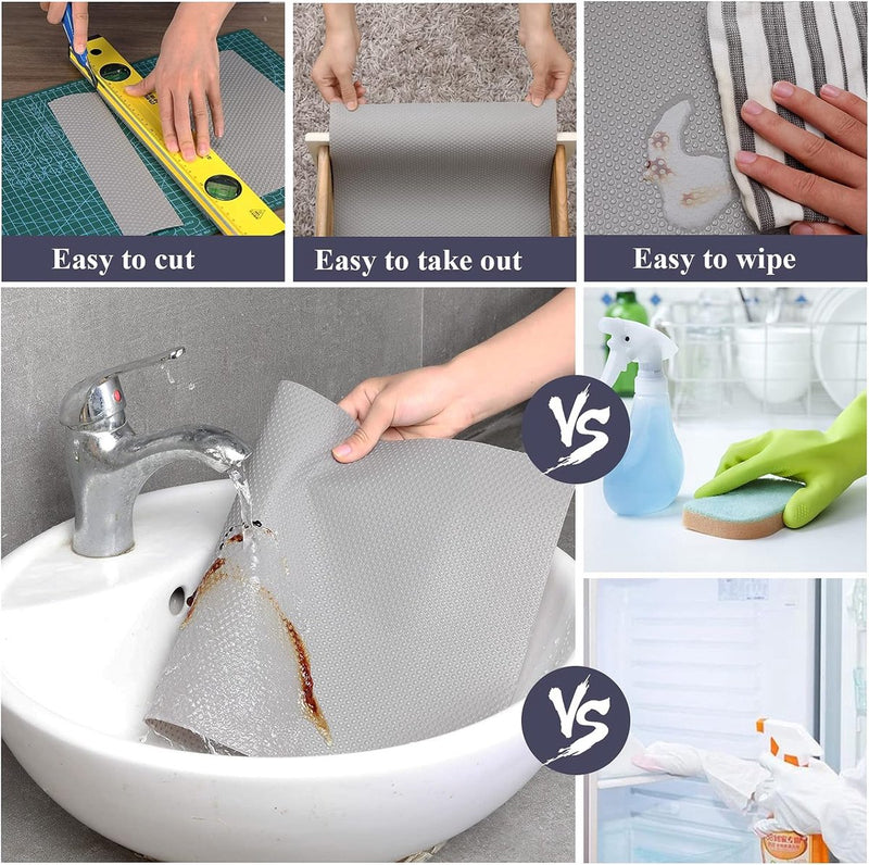 EVA (ethyleenvinylacetaat) lademat, waterdicht, antiaanbaklaag, antislipmat voor planken, kasten, laden, koelkast, thuiskantoor