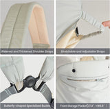 4-in-1 babydrager voor pasgeborenen vanaf de geboorte, ergonomisch, ademend, licht, babydraagdoek voor zuigelingen en peuters van 4-15 kg, blauw