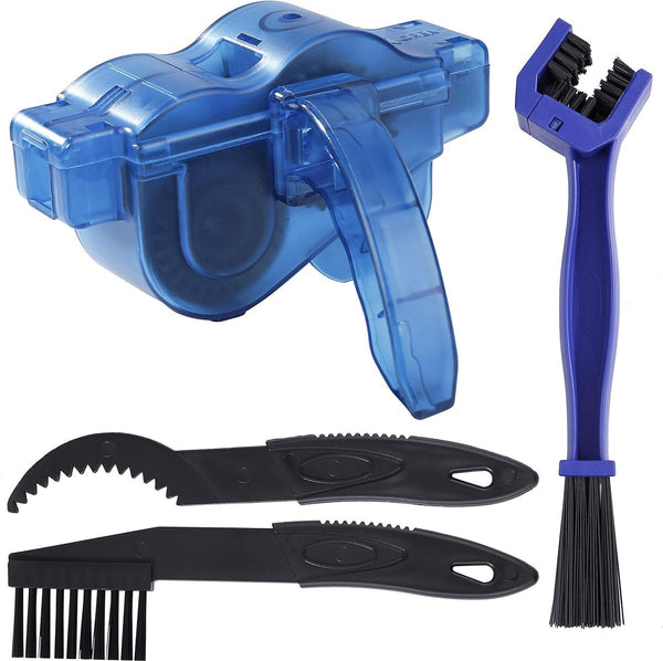 Fietsreinigingsborstel Fietskettingreiniger Kit Reinigingsborstelgereedschap voor fietsketting Crankband Kettingblad Fietsen Hoekvlek Geschikt