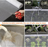 2 meter trapbeschermingsnet, veiligheidsnet voor kinderen, trapbeschermingsnet voor kinderen, trapleuning, hek, mesh, veiligheidsnet, baby-balkonnet, trappennet