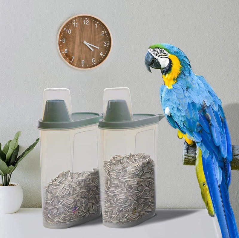 Opbergdoos voor hondenvoer, 2,8 liter, luchtdichte hondenvoer, opslagcontainer, waterdicht droogvoer, opslag voor honden, BPA-vrij kunststof, transparant, groen Opbergdoos voor hondenvoer, 2,8 liter, luchtdichte hondenvoer, opslagcontainer, waterdicht droogvoer, opslag voor honden, BPA-vrij kunststof, transparant, groen