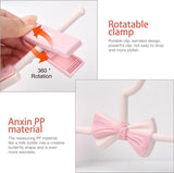 10 stuks kledinghangers voor broeken, broekhangers met verstelbare clips, kinderkledingrek, hanger met verstelbare clips, hangers met antislipclips voor broeken, rokken (A)