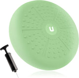 Balzitkussen 33 cm inclusief pomp, noppenkussen, luchtkussen, anti-burst zitkussen, balanskussen, core, rug, fitnesscoördinatie en rugtraining (zenfeel)