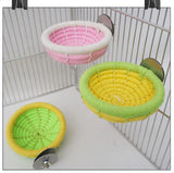 Vogelnest katoenen touw schattige papegaaien nest broednest - kooien broednesten vogels papegaaienspeelgoed handgeweven valkparkieten accessoires kanaries nest voor parkieten, valkparkieten enz