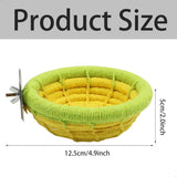 Vogelnest katoenen touw schattige papegaaien nest broednest - kooien broednesten vogels papegaaienspeelgoed handgeweven valkparkieten accessoires kanaries nest voor parkieten, valkparkieten enz