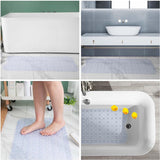 100 x 40 cm badmat antislip douchemat badmat antislip badmat machinewasbaar (transparant)