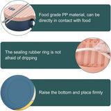 Ramen Bowl Set, roestvrijstalen Ramen Bowl, Japanse soepkom, 1200 ml Ramen Bowl met deksel, traditioneel Japans servies (poederblauw)