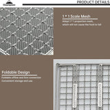 Campingmoon Camping Broodrooster voor Gasfornuis 304 Roestvrij Staal Broodrooster Mini Camping Grill Rack US-1312