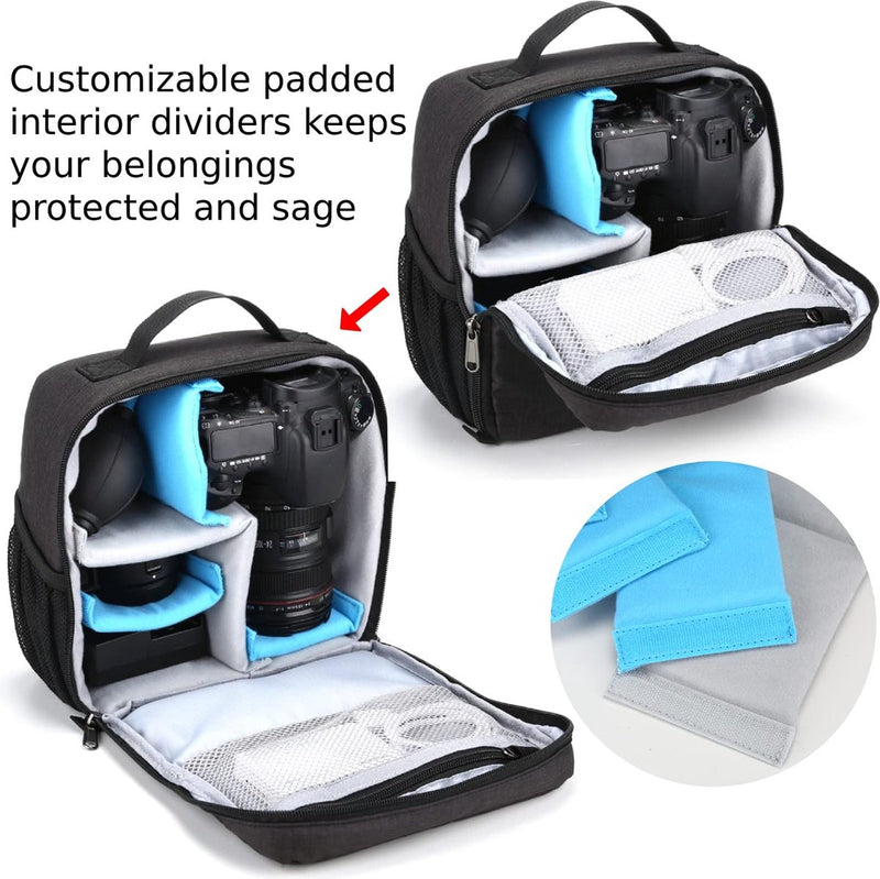 schokbestendige lichte camerabescherming inzetzak schoudertassen handtas lens doos voor DSLR SLR TLR camera flitslicht accessoires