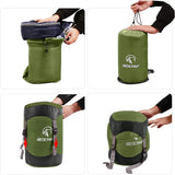 Nylon compressiezak voor slaapzak, lichte compacte compressiezak voor kamperen, outdoor, wandelen, rugzakreizen, reizen