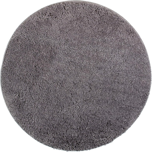 Badmat Ø 60 cm badmat badmat rond grijs