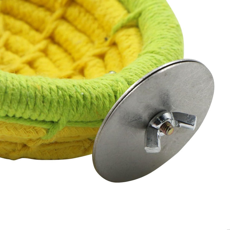 Vogelnest katoenen touw schattige papegaaien nest broednest - kooien broednesten vogels papegaaienspeelgoed handgeweven valkparkieten accessoires kanaries nest voor parkieten, valkparkieten enz