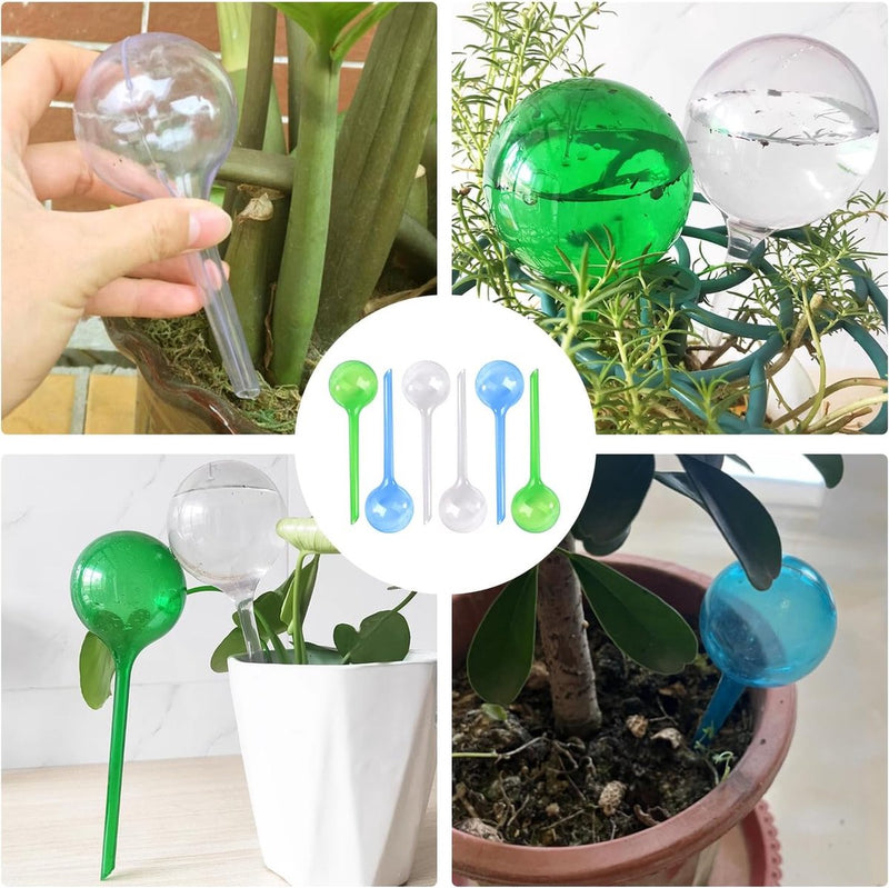 12 stuks bewateringsballen, automatisch bewateringsapparaat, automatisch bewateringssysteem voor planten, hulpmiddel bij het bewateren van bloempotten, voor groenten, potplanten, bloemen (13 x 5 cm)