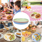 4 stuks gedeelde borden met onderverdeling, 20 cm borden met onderverdeling, onbreekbare portie controleborden, gedeelde eetborden, onderverdeeld voor volwassenen en kinderen