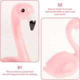 Flamingo, ornamenten, decoratiefiguur, sculptuur voor auto, bureau, tuin, balkon, bruiloft, decoratie, roze