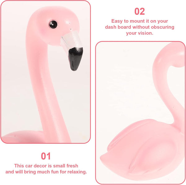 Flamingo, ornamenten, decoratiefiguur, sculptuur voor auto, bureau, tuin, balkon, bruiloft, decoratie, roze