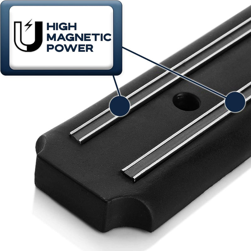 Magneetstrip meswand 2 stuks 33 cm meshouder magneetmes magneetstrip messenstrip magneetmes magneetrail magnetische meshouder